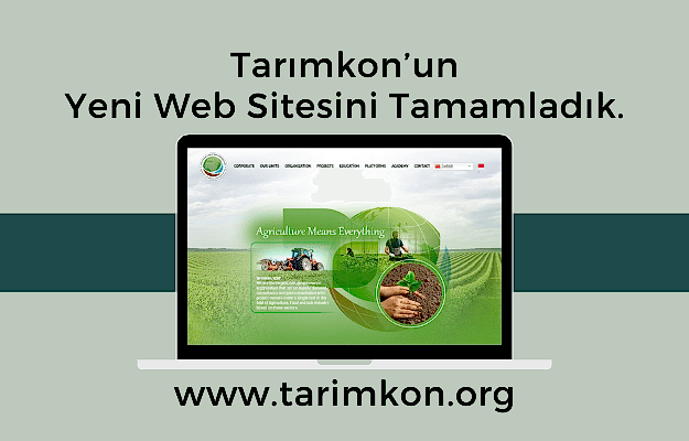 Tarımkon’un Yeni Web Sitesini Tamamladık.
